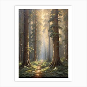 Path In The Woods 4 Art Print