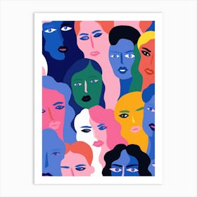 Portrait Of Women 1 Art Print