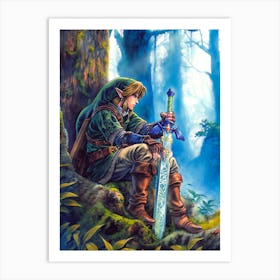 Legend Of Zelda Art Print