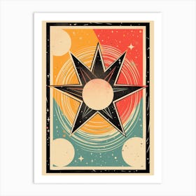 Star Graphic Illustration1 Art Print