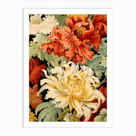 Chrysanthemums 1 Art Print