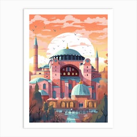 Hagia Sophia Istanbul Turkey Art Print