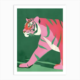 Pink Tiger 6 Art Print