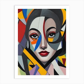 Abstract Woman 11 Art Print