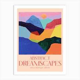 Abstract Dreamscapes Landscape Collection 12 Art Print