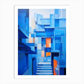 Abstract Geometric Architecture 11 Art Print