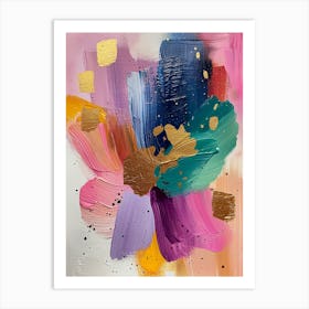 Abstract acrylic Painting Art Print