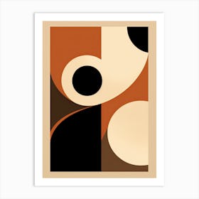 Monochrome Langenfeld Geometric Harmony Art Print