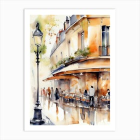 Paris Cafe 6 Art Print