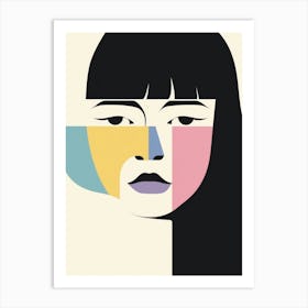 Face Of A Woman 94 Art Print