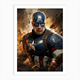 Captain America 05 Art Print