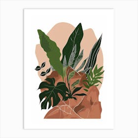 Tropical Plants 8 Art Print