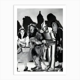 The Cast Of The 1939 Mgm Production Of The Wizard Of Oz Art Print