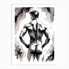 Echoes of Strength The Unseen Form Juan 3 Art Print