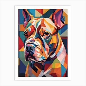 Bulldog Painting 1 Art Print