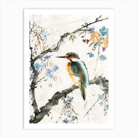 Bird Flowers Chinese Style 10 Art Print