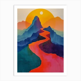 'Sunrise' 100 Art Print