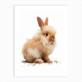 English Angora Nursery Illustration 2 Art Print