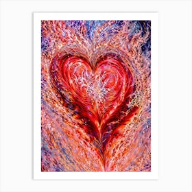 Heart Of Fire 2 Art Print