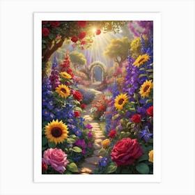 Garden Path Art Print