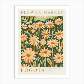 Flower Market Bokta Art Print