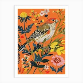 Spring Birds Finch 1 Art Print