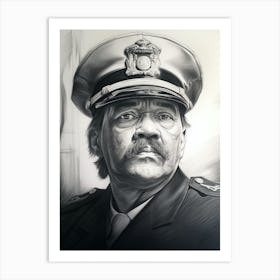 Titanic Sailor Sketch  Art Print