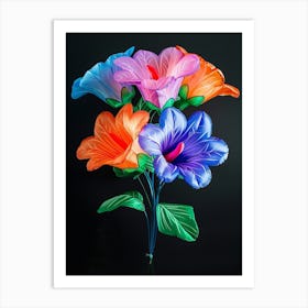 Bright Inflatable Flowers Petunia 2 Art Print