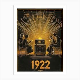 Aihrgdesign A Vintage Technology Poster Celebrating The Radio 31ea9f7b F13e 410c 8d25 Ab6c2dafa51c 1 Poster