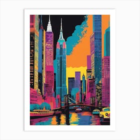 New York City Skyline 5 Art Print