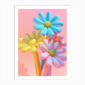 Dreamy Inflatable Flowers Oxeye Daisy 2 Art Print