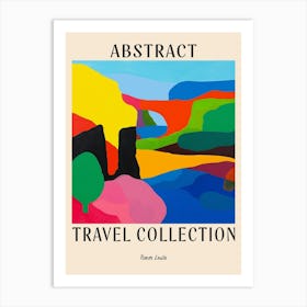 Abstract Travel Collection Poster Timor Leste 4 Art Print