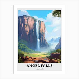 Angel Falls Travel Art Print