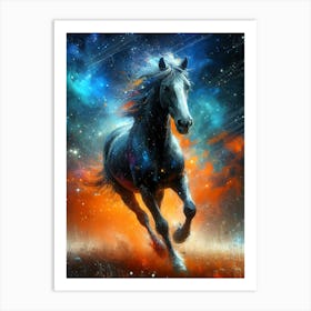 Creative Horse Beauty Illustration Nr 65 Art Print