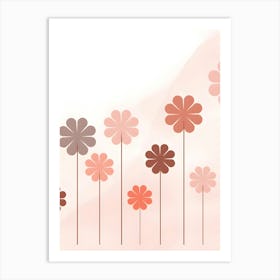 Pink Flowers 7 Art Print