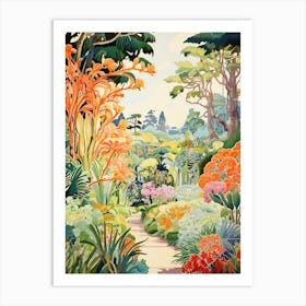 Harry P Leu Gardens Usa Modern Illustration 3 Art Print