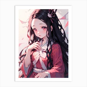 Demon Slayer Nezuko Kamado (159) 1 Art Print