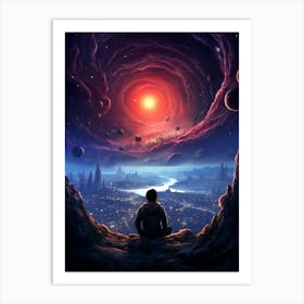 Space City 1 Art Print