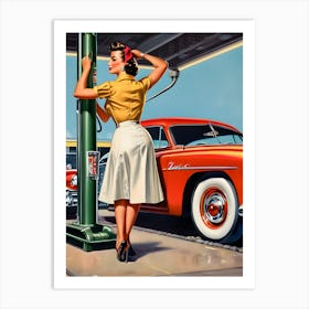 Retro Automotive Reimagined 17 Art Print