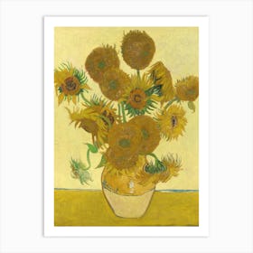 Sunflowers, Vincent van Gogh Art Print