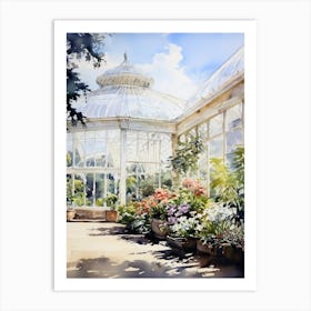 Kew Gardens Uk Watercolour 2 Art Print