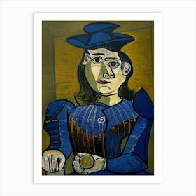 Picasso Woman Art Print