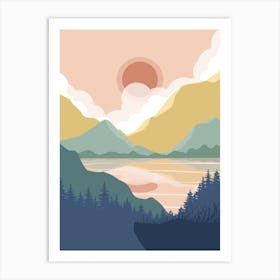 Landscape Painting 8 Art Print