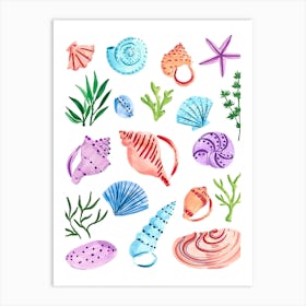 Seashells Final Art Print