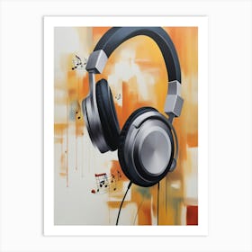 Headphones Art Print