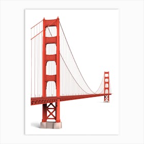 Golden Gate Bridge Landmark Art Print