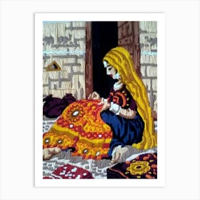 Rajasthan Women Art Print