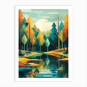 Forest Landscape 2 Art Print