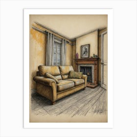 Living Room 1 Art Print