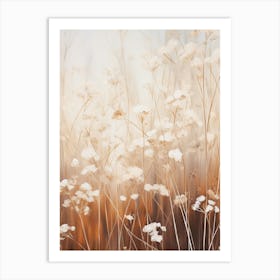 Boho Dried Flowers Gypsophila 6 Art Print